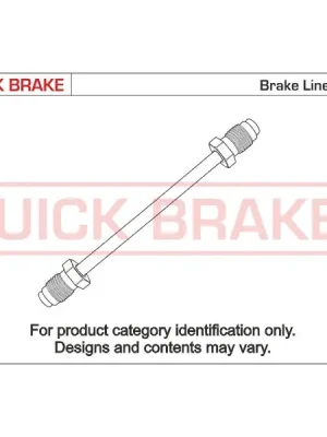 Must-Have Brzdové potrubí QUICK BRAKE CU-1900D-D