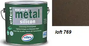 Pouze Dnes Vitex Heavy Metal Silicon Effect - strukturální kovářská barva 769 Loft 2,25L