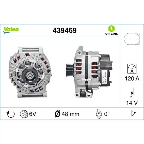 Ověřený generátor VALEO 439469