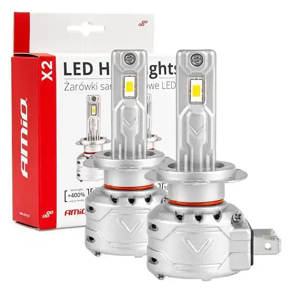 Výprodej LED žárovky hlavního svícení X2 Series H7/H18 AMiO