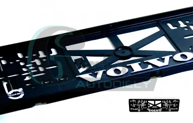 Bezpečná Platba 3D podložka pod registrační značku Volvo 2ks