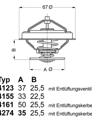 Expresní Doručení Termostat, chladivo WAHLER 427492D
