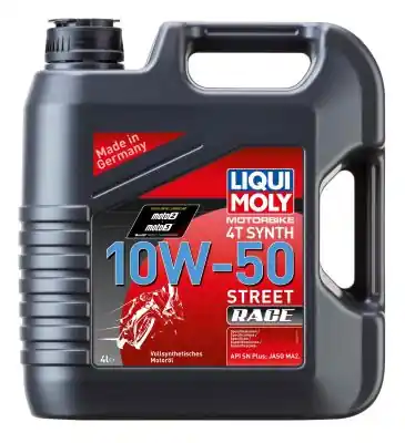 Expresní Doručení Olej Liqui Moly Synth Street Race 4T 10W-50 4L