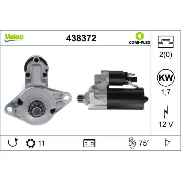 Koupit Online Startér VALEO 438372