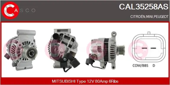 Expresní Doručení Generátor CASCO CAL35258AS